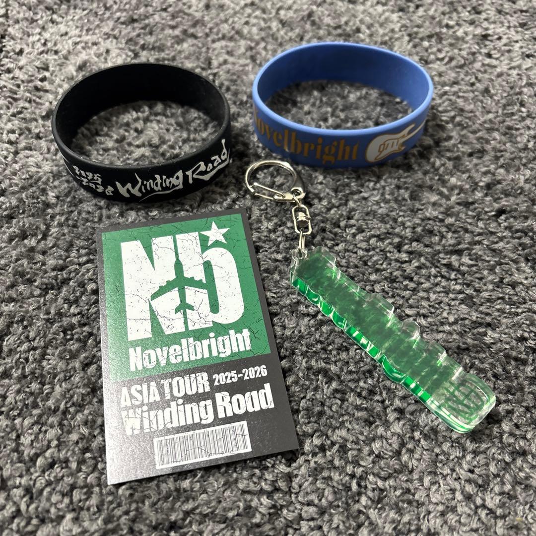 Novelbright ラバーバンド 竹中雄大 山形 アジアツアー キーホルダー