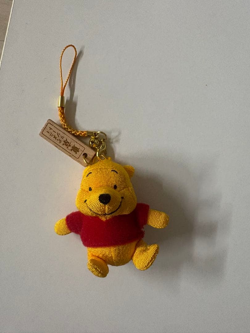 東京ディズニーリゾート 廃盤 和風ちりめん プーさん ストラップ