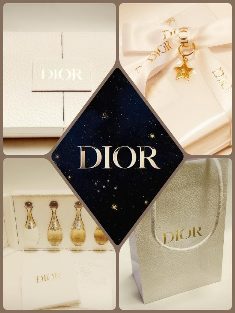 Dior ディスカバリーキット ・ラッピングリボン・チャーム・ショップバッグ