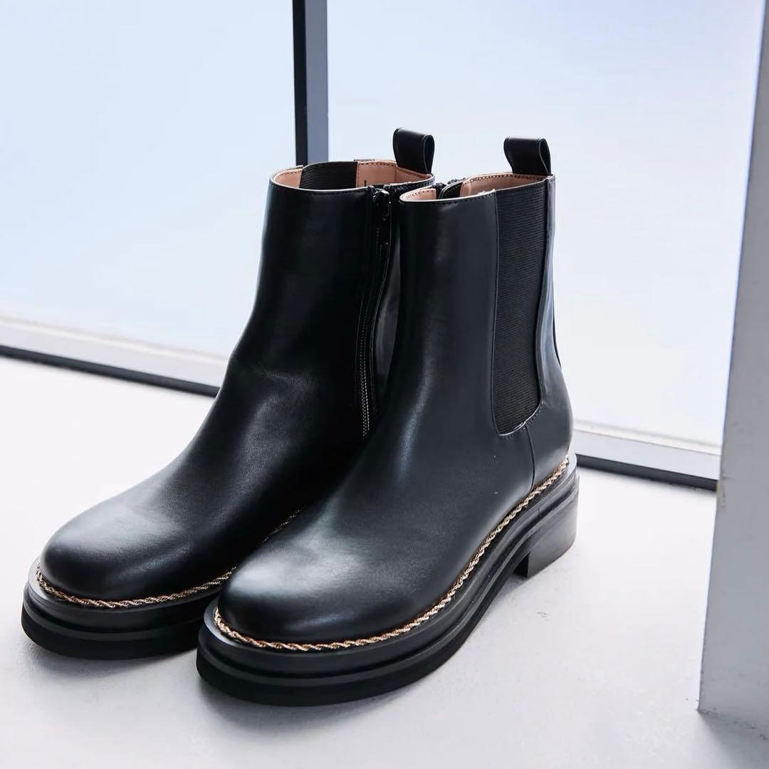 K*o様 herlipto Chelsea Chain Ankle Boots