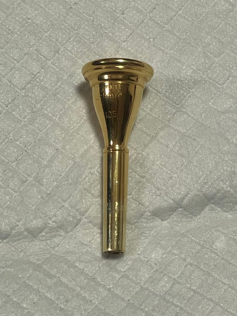 ホルン　マウスピース　E.シュミット 105 金メッキ 1391.jpg