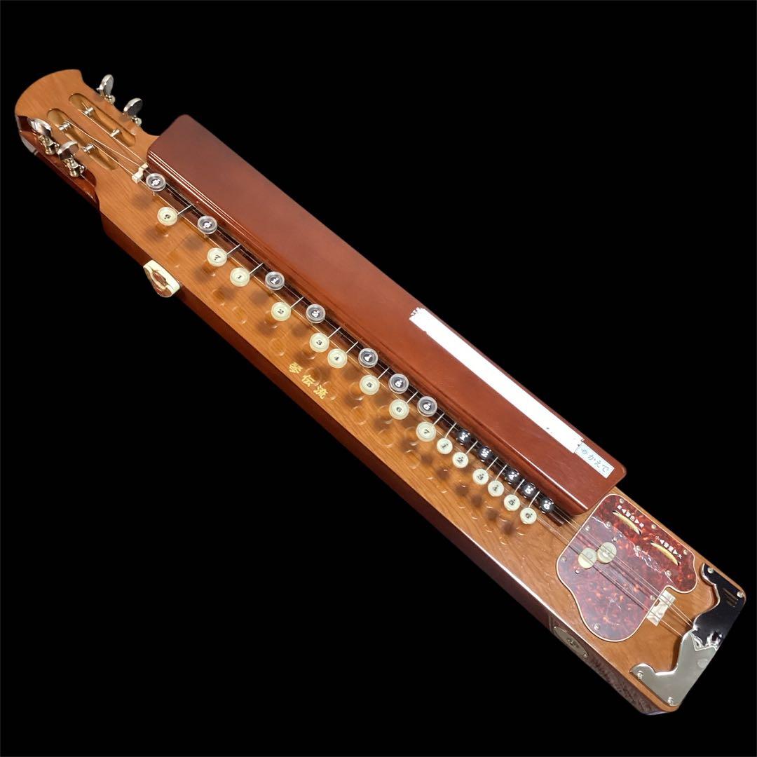 美品】大正琴 琴伝流 テナー かえで ハードケース付 - メルカリ