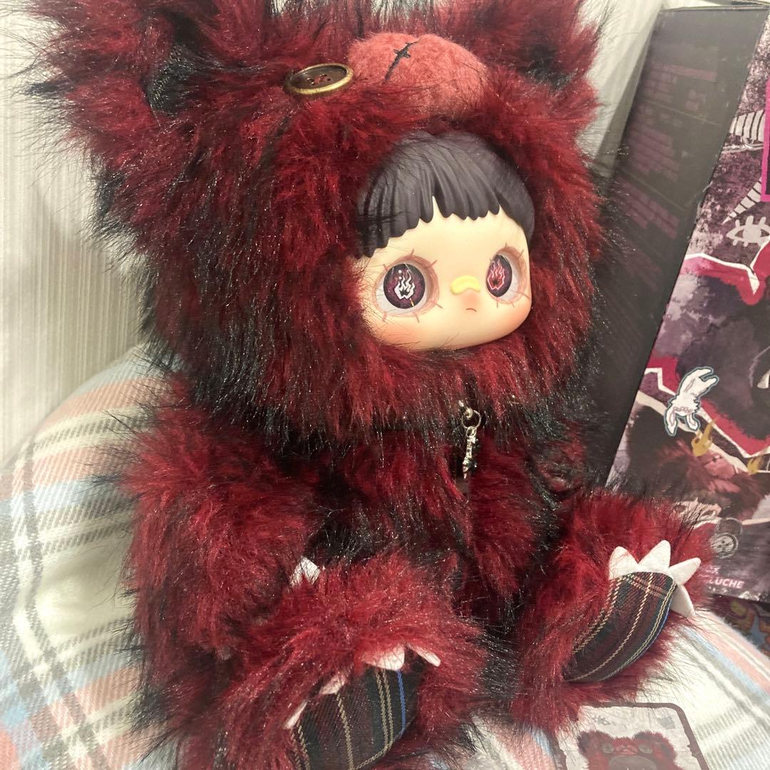 Maymei メイメイ新作 反逆シリーズ うさぎ 赤 ぬいぐるみ リュック