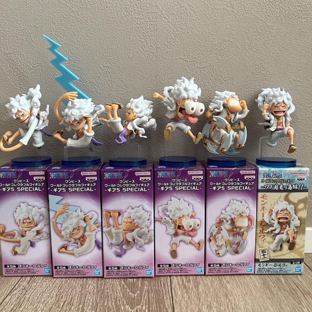 ワンピース ワーコレ ギア5 SPECIAL ルフィ 全6種 コンプリートセット