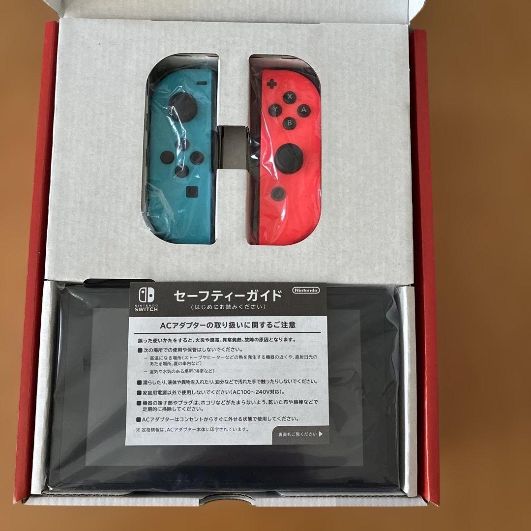 Switch 本体 バッテリー強化版 ネオン + おまけ（SDカード128GB）