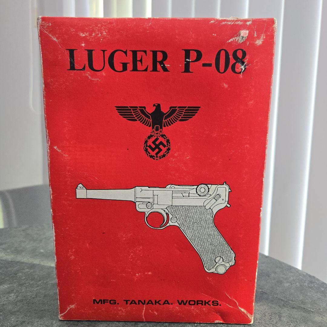 ​【当時物・希少】タナカワークス ルガー P-08 外箱・説明書付 昭和レトロ
