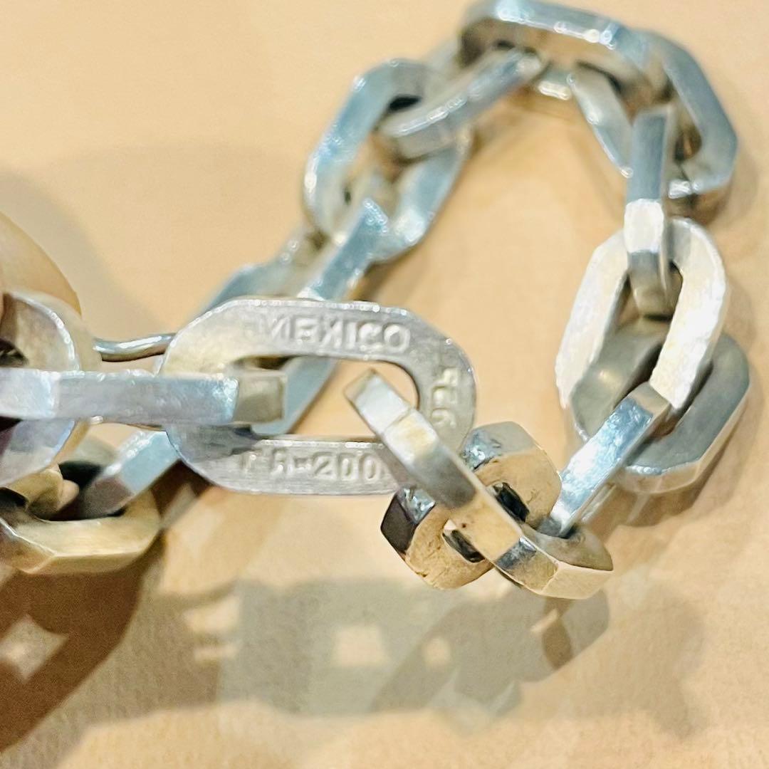 ヴィンテージ メキシカンジュエリー ヘビー エリプスチェーン - メルカリ