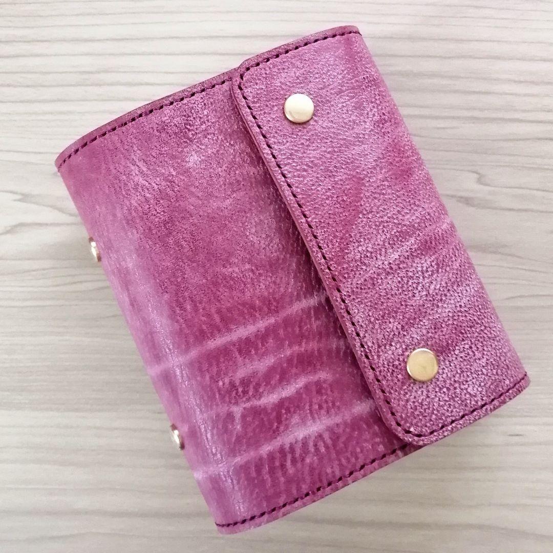 ミニ6 システム手帳 ワインレッド