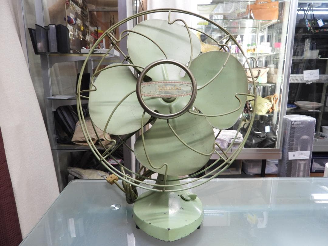 日立扇風機M-6032　日立製作所　昭和レトロ　アンティーク　動作確認済み Yahoo!オークション - 昭和レトロ 当時物 HITACHI 株式會社 日立製作所