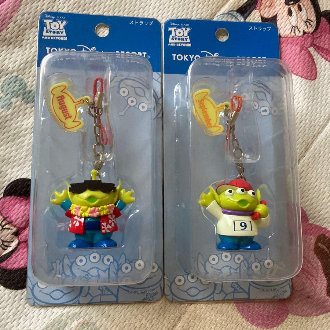 ディズニー　リトルグリーン　ストラップ