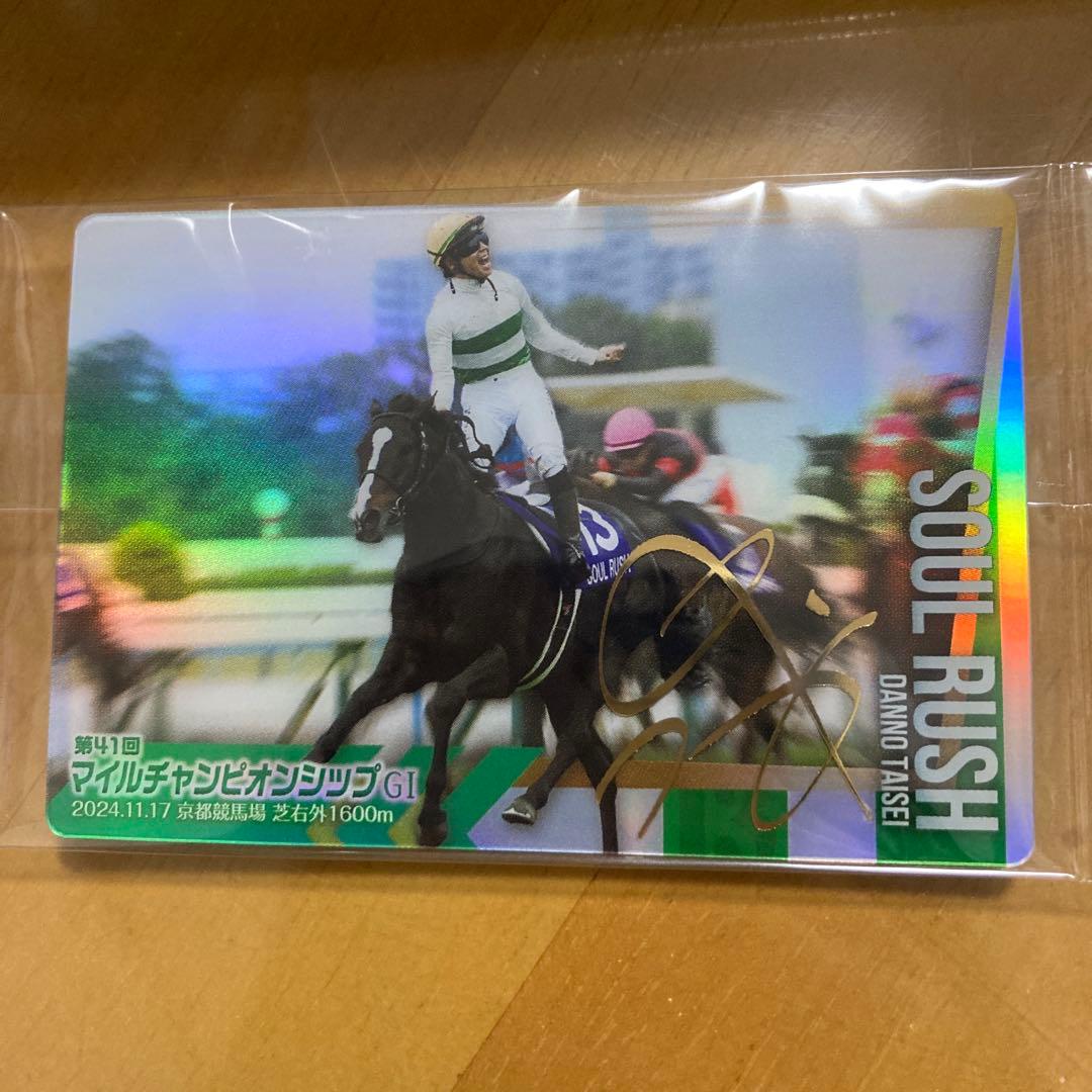 サラブレッドホースコレクション 第3R ソウルラッシュ 金箔サイン入り