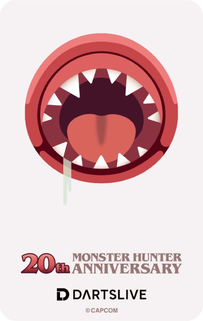 5枚セット モンスターハンター 20周年 コラボダーツ ライブカード