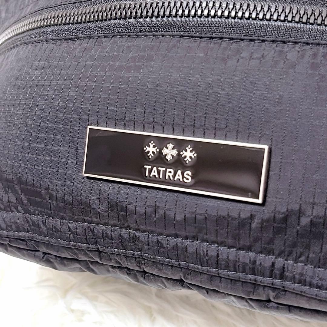 極美品】タトラス メルジ ボディバッグ ウエストバック ロゴプレート