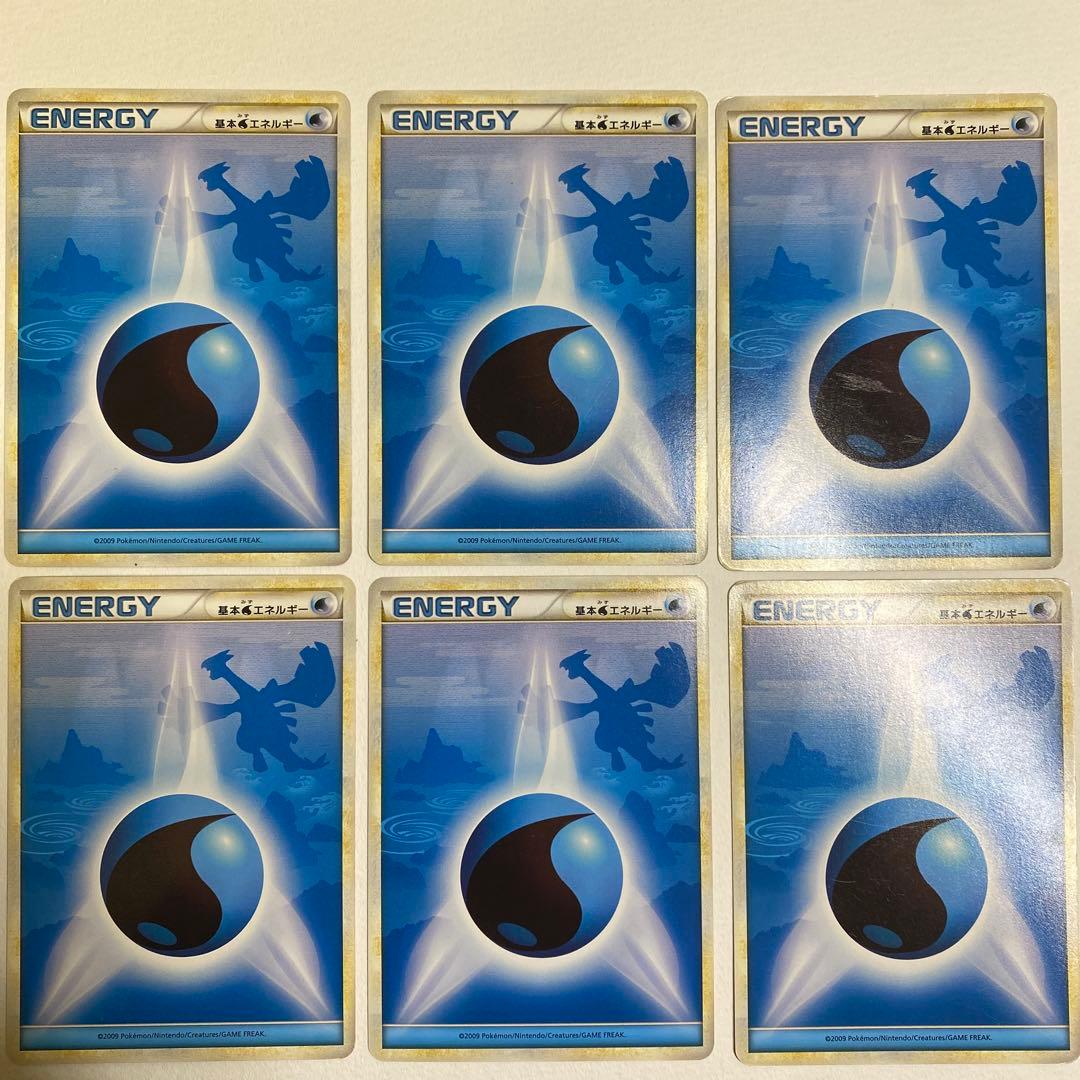 ポケモンカード 基本水エネルギーレジェンド - メルカリ