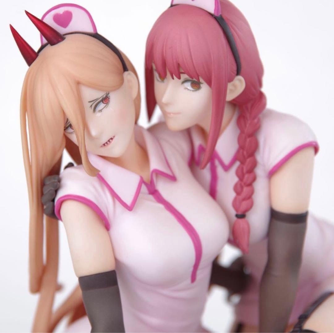 パワー＆マキマ ナースVer. 「チェンソーマン」 1/7 PVC＆ABS塗装 チェンソーマン】F:NEX「パワー&マキマ ナースVer.(2体セット