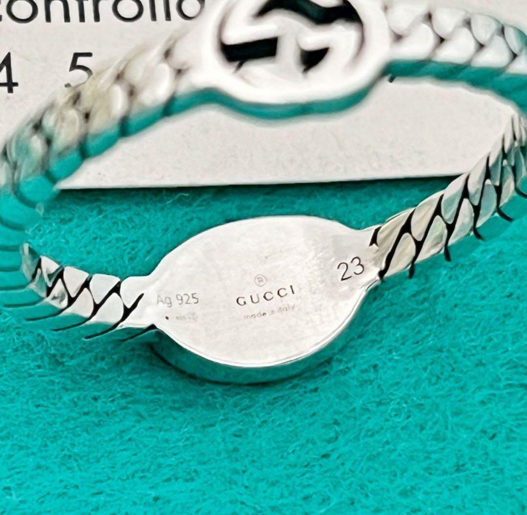 極美品‼️GUCCI 指輪 ダブルGチェーンモチーフリング 23号 - メルカリ
