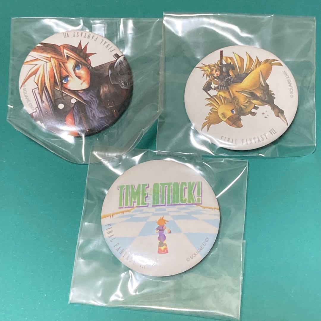 ファイナルファンタジーVII 缶バッジ FF7ピンバッジコレクション