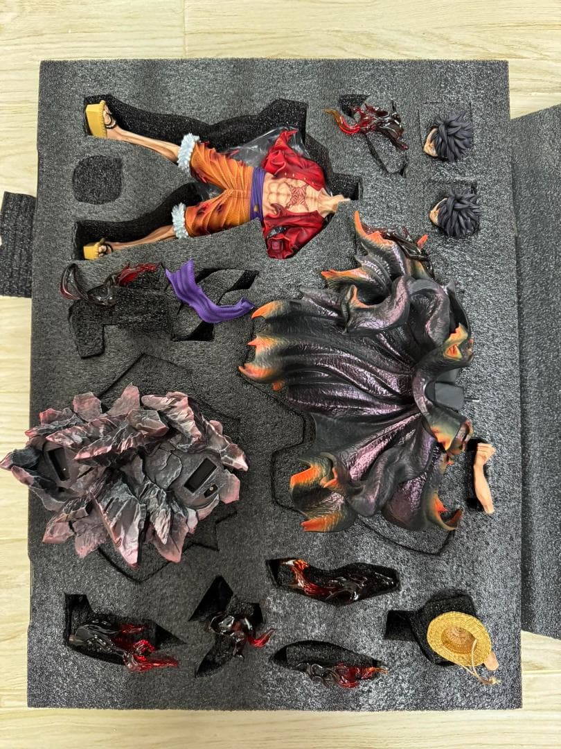 ワンピース 新四皇 覇王色の覇気 ルフィ ガレージキット フィギュア