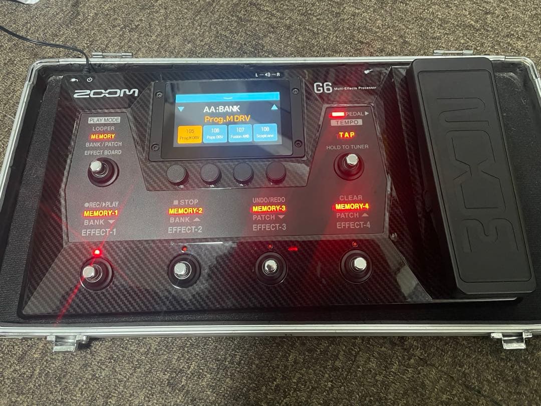 Zoom G6 マルチエフェクター　BTA-1付属