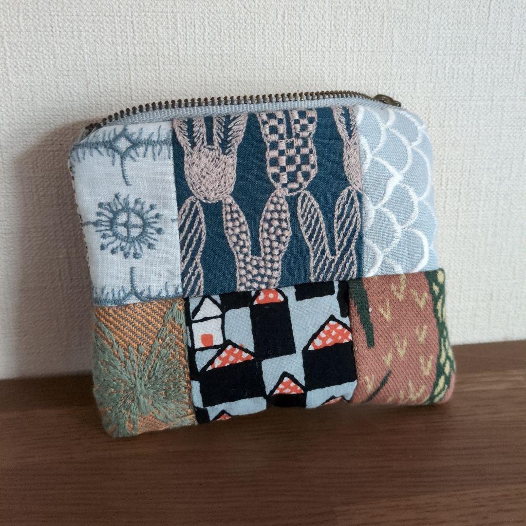 ミナペルホネン はぎれ ハンドメイドポーチ② - メルカリ