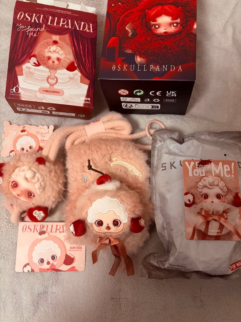 スカルパンダ マフィン スマホストラップ ミニバッグ ぬいぐるみまとめ売り