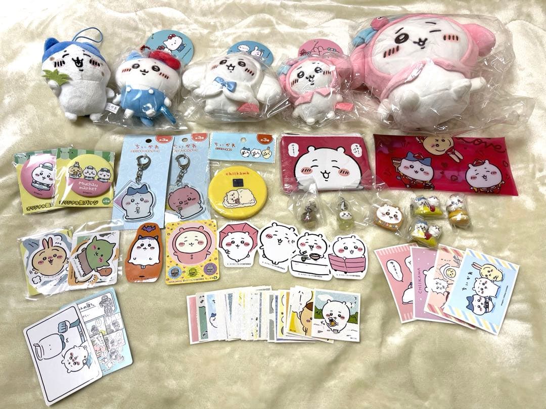 ちいかわサンリオコラボぬいぐるみ まとめ売り ちいかわステッカー