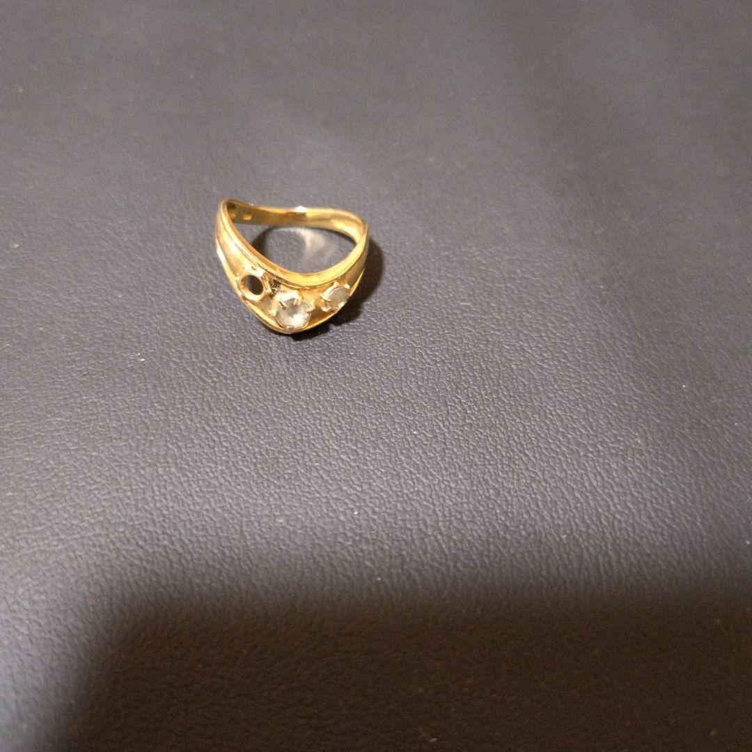 T*M様 K18V字デザインリング