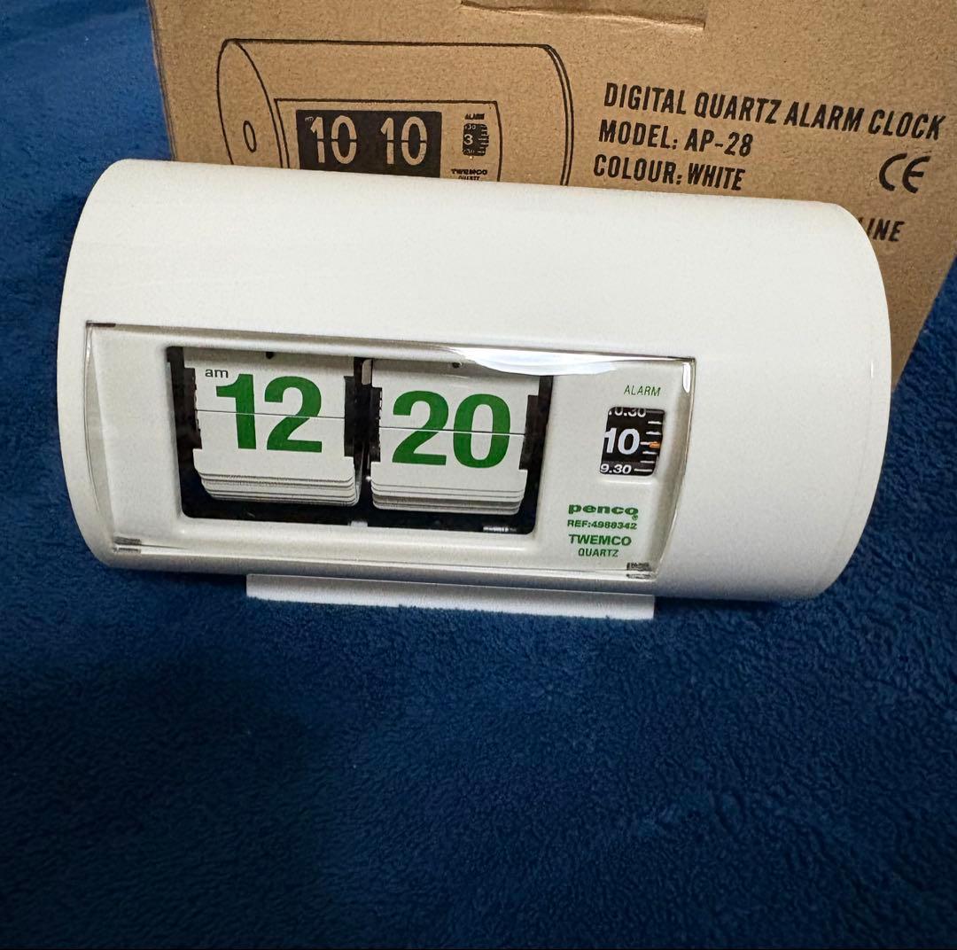 TWEMCO × penco パタパタ時計 AP-28 ホワイト 楽天市場】TWEMCO AP-28 PATAPATA CLOCK PENCO WHITE （トゥウェンコ