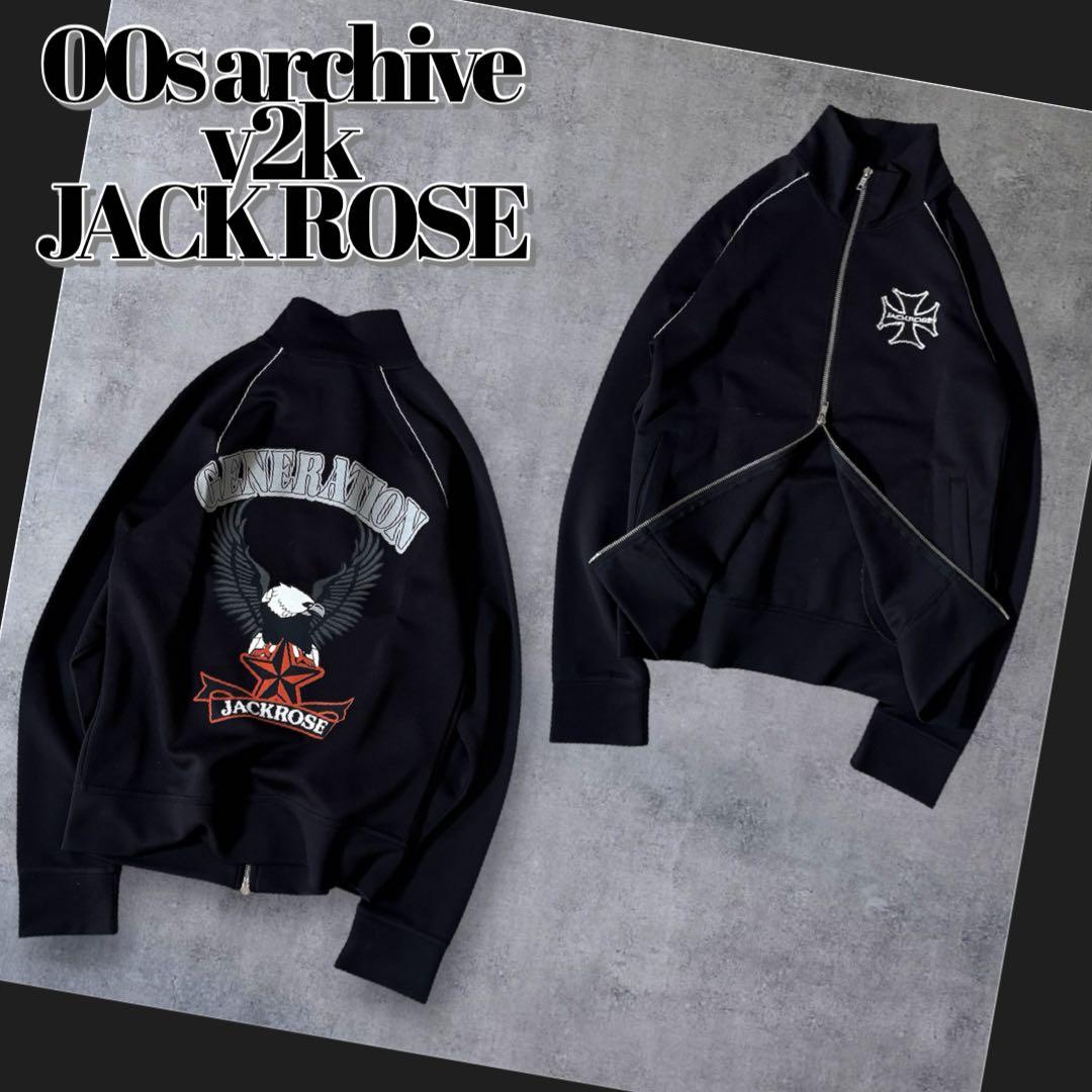 00s JACK ROSE track jacket eagle y2k - メルカリ
