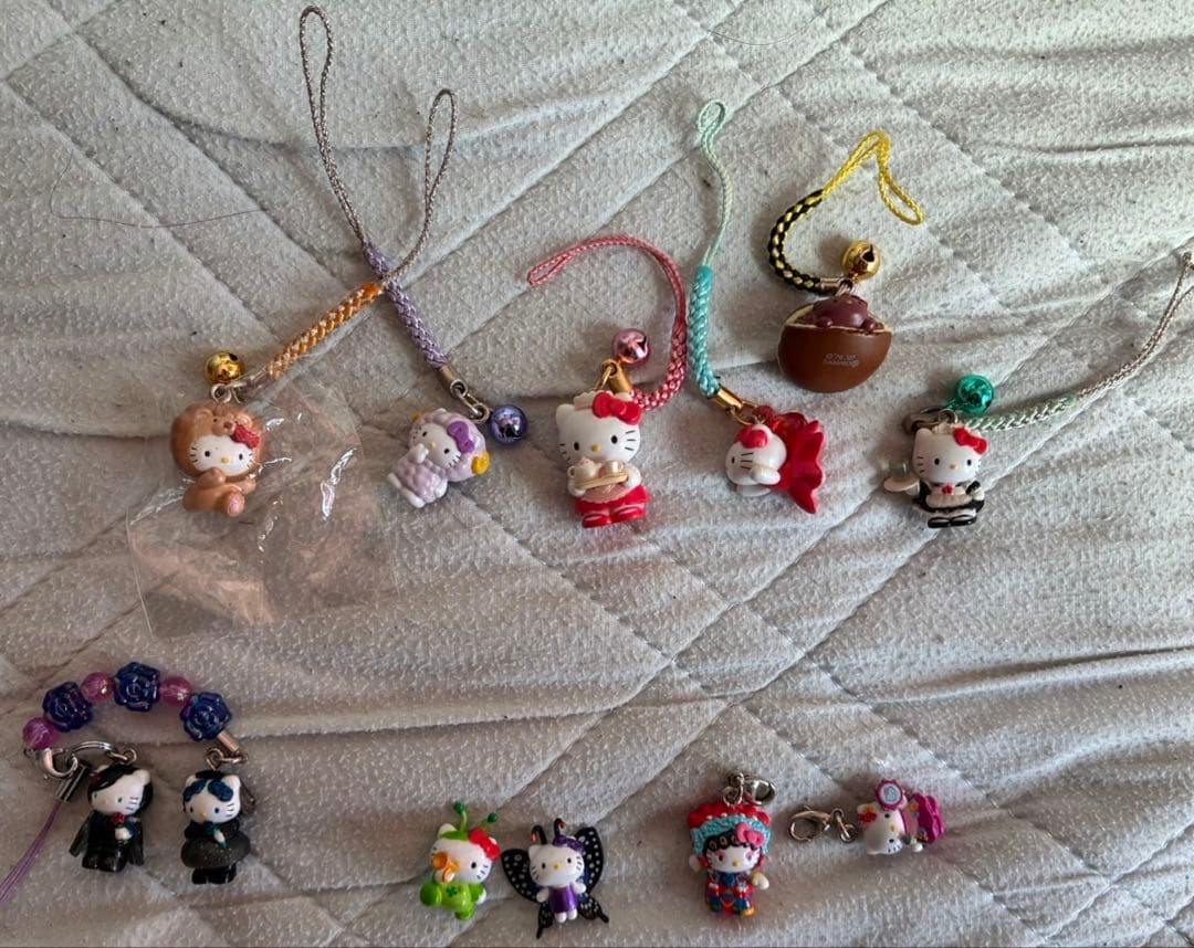 ご当地キティ　根付　ファスナーマスコット