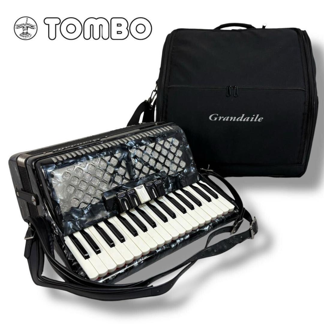 【美品】TOMBO Grandaile GT-60 アコーディオンソフトケース付