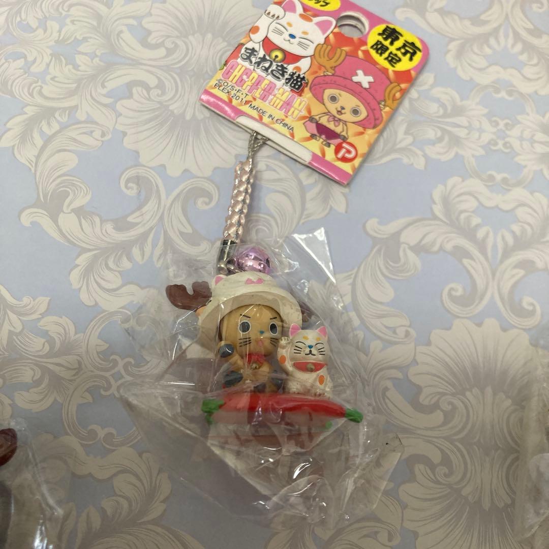 ワンピースキャラクター ストラップ 9個 チョッパー ご当地根付け ロー
