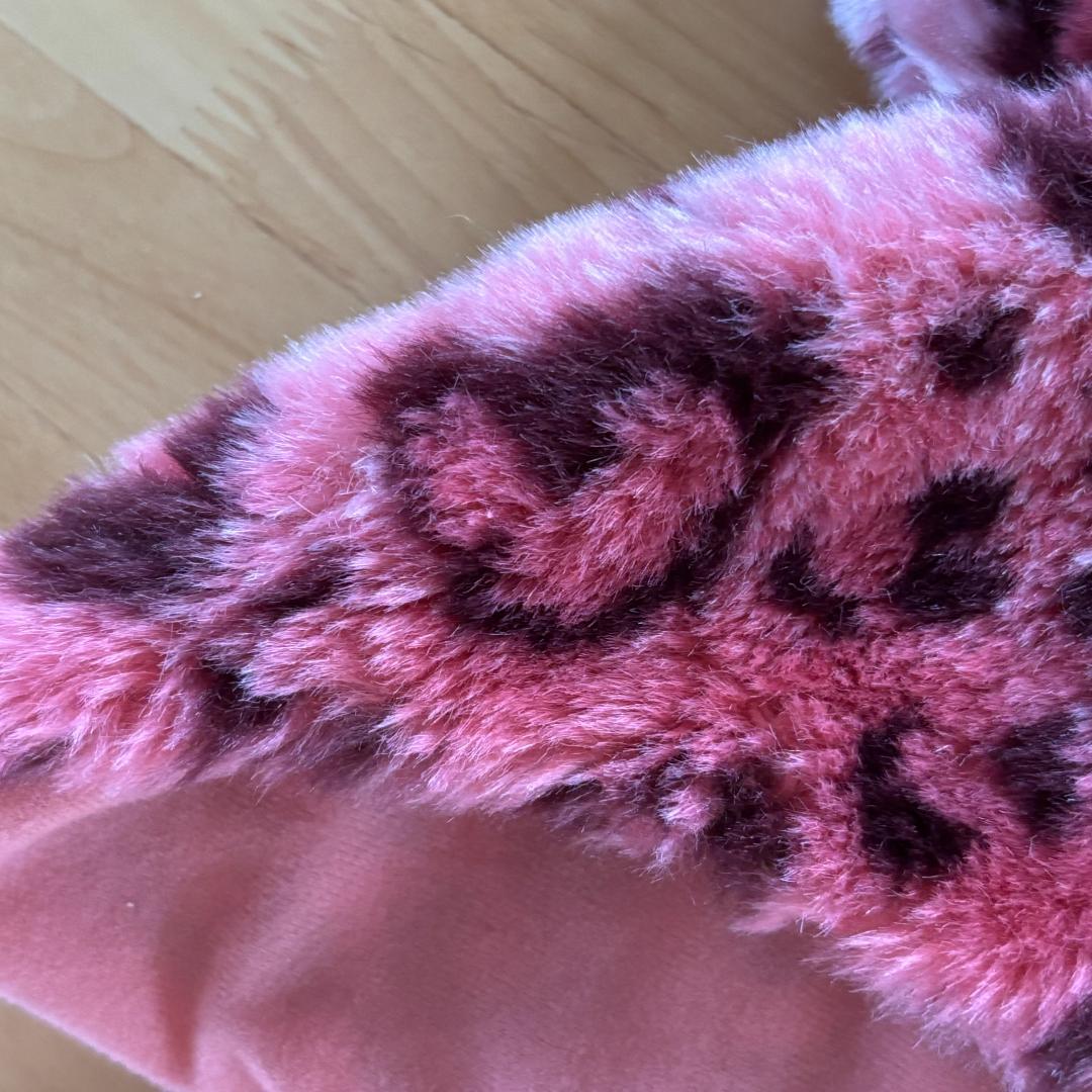 ディズニーランド ファンキャップ ヒョウ柄 レオパード柄 ピンク