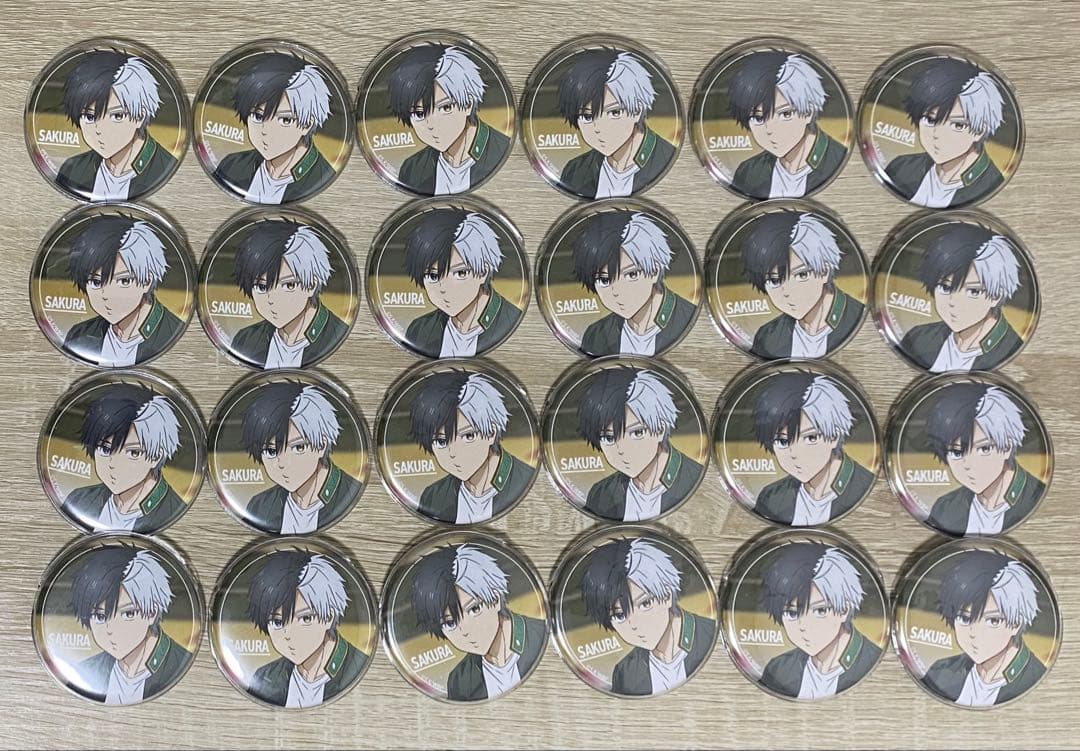 WIND BREAKER展　缶バッジセットA 桜遥　24点セット TVアニメ『WIND BREAKER』 星型缶バッジ A (桜 遥) | ビビット