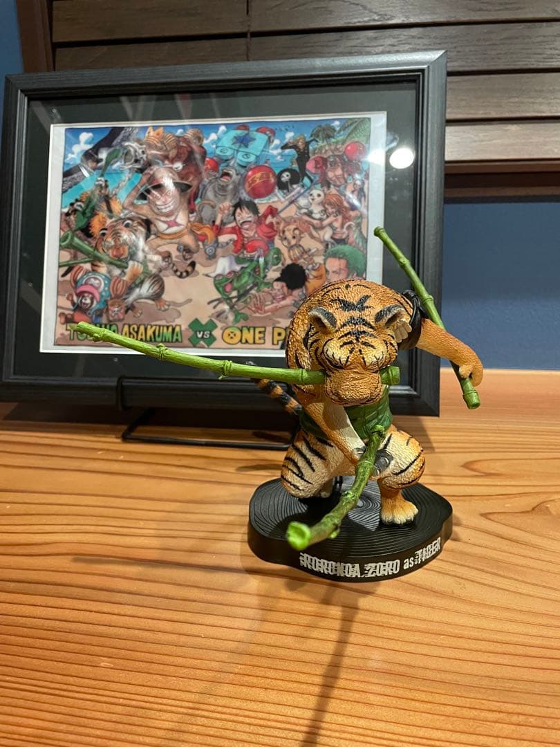 ONE PIECE 朝隈俊雄　フィギュアーツZERO ゾロas トラ 尾田栄一郎