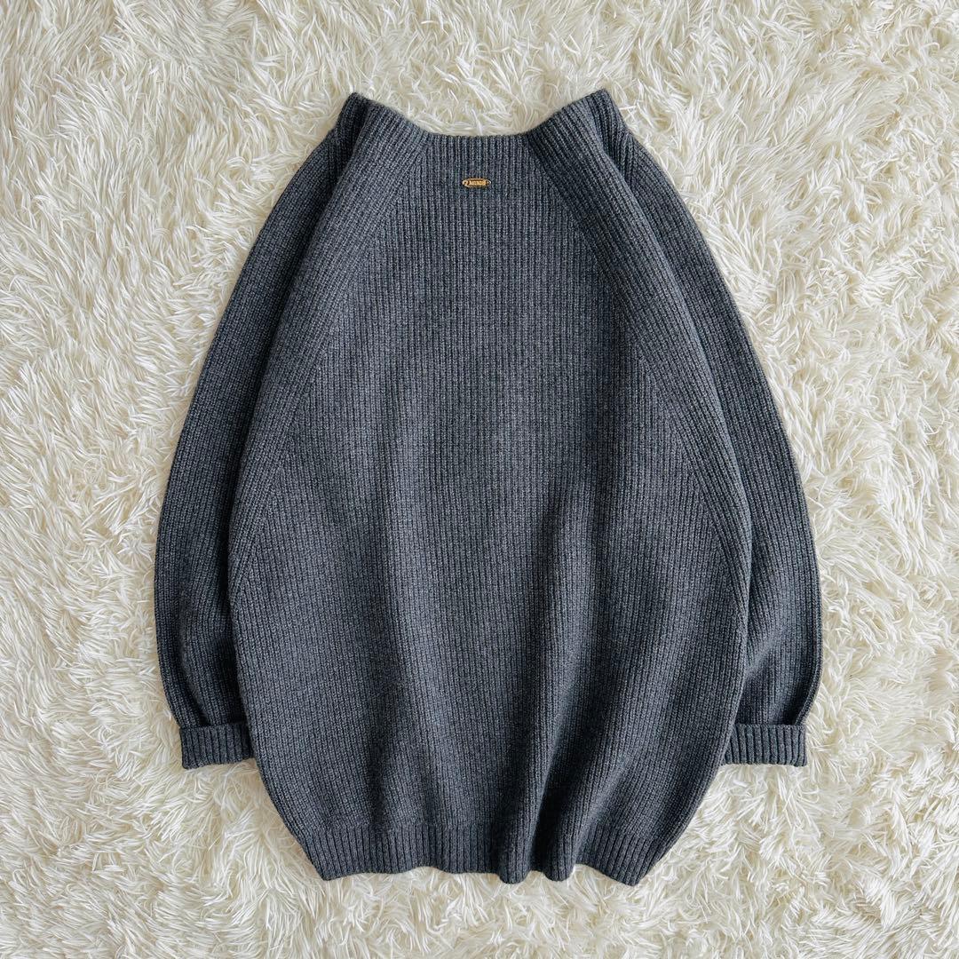 【極美品】ドゥーズィエムクラス カシミヤ混OLBIAアゼプルオーバー