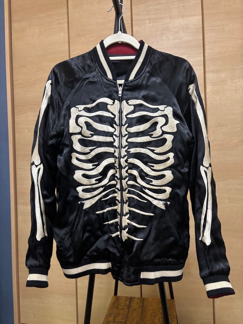 Back Street Crawler　スカジャン　リバーシブル　ボーン