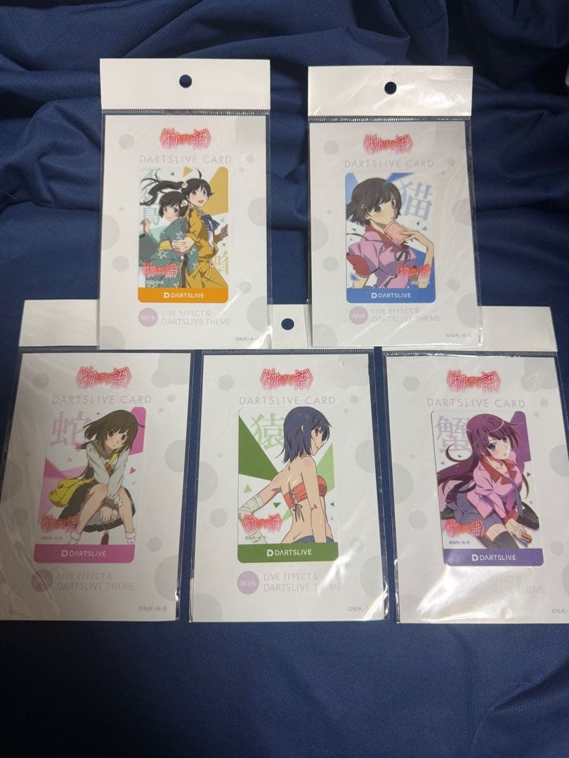 物語シリーズ　ライブカードセット　（5枚）