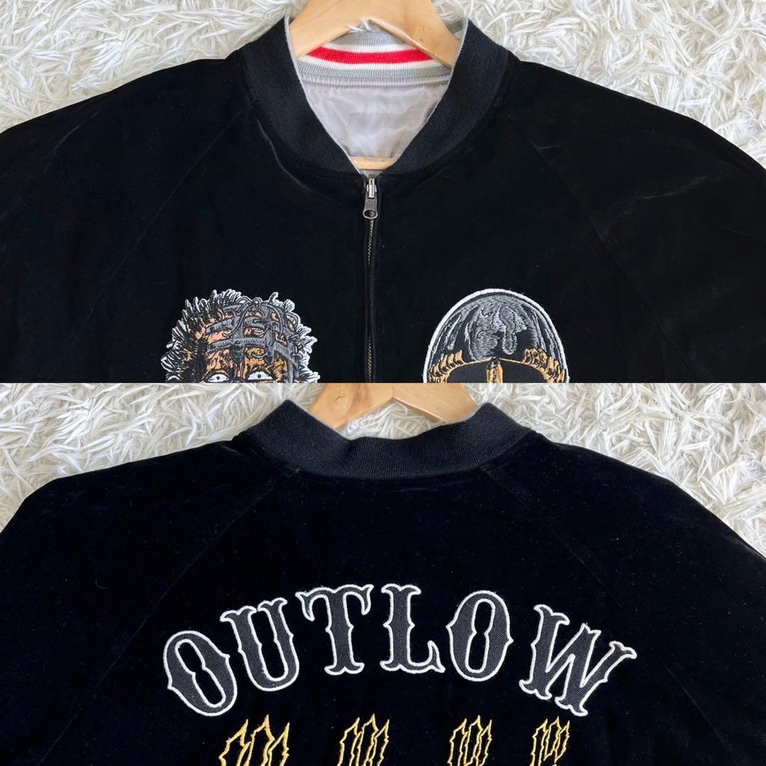 極美品✨墓場の画廊 北斗の拳 リバーシブル スカジャン 別珍 L 即完売