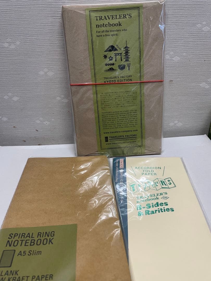 トラベラーズノート　京都限定とリフィル