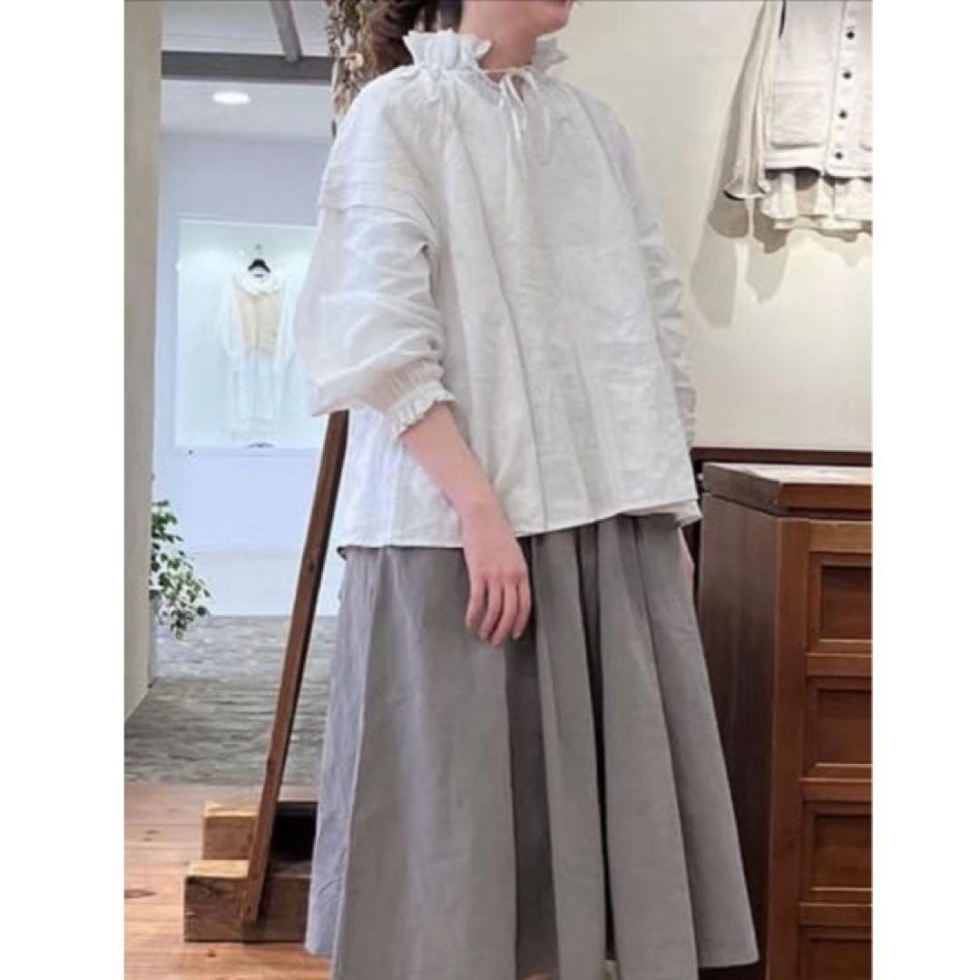 2025 ネストローブ リネンラミーフリル2wayブラウス fofofofa - メルカリ