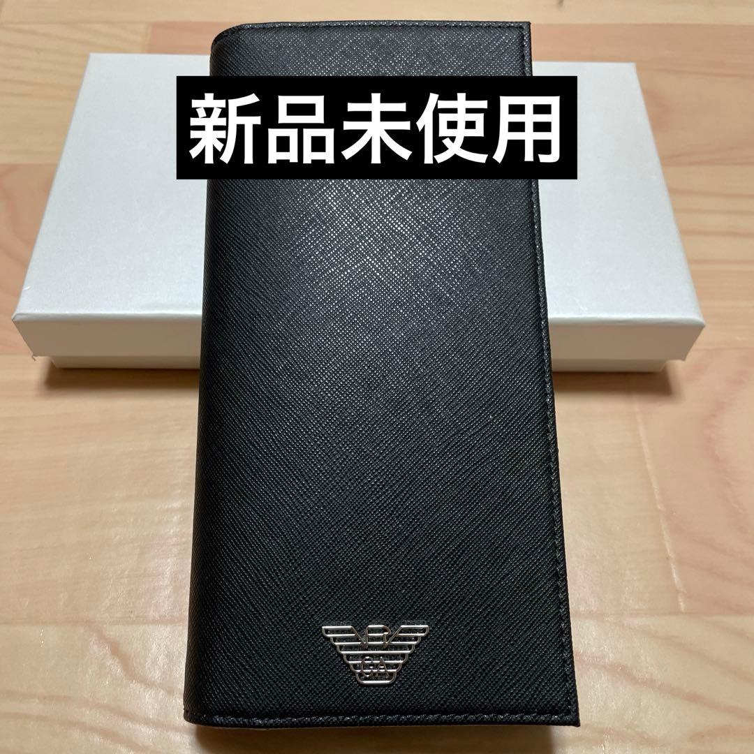[新品未使用] エンポリオ アルマーニ 長財布 EMPORIO ARMANI エンポリオ アルマーニ 長財布 二つ折り 小銭入れ付