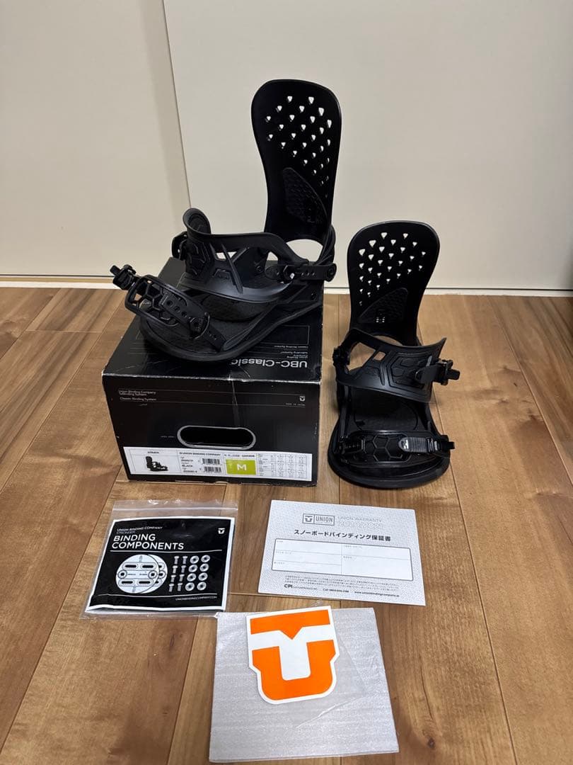 UNION STRATA スノーボード ビンディング M ブラック