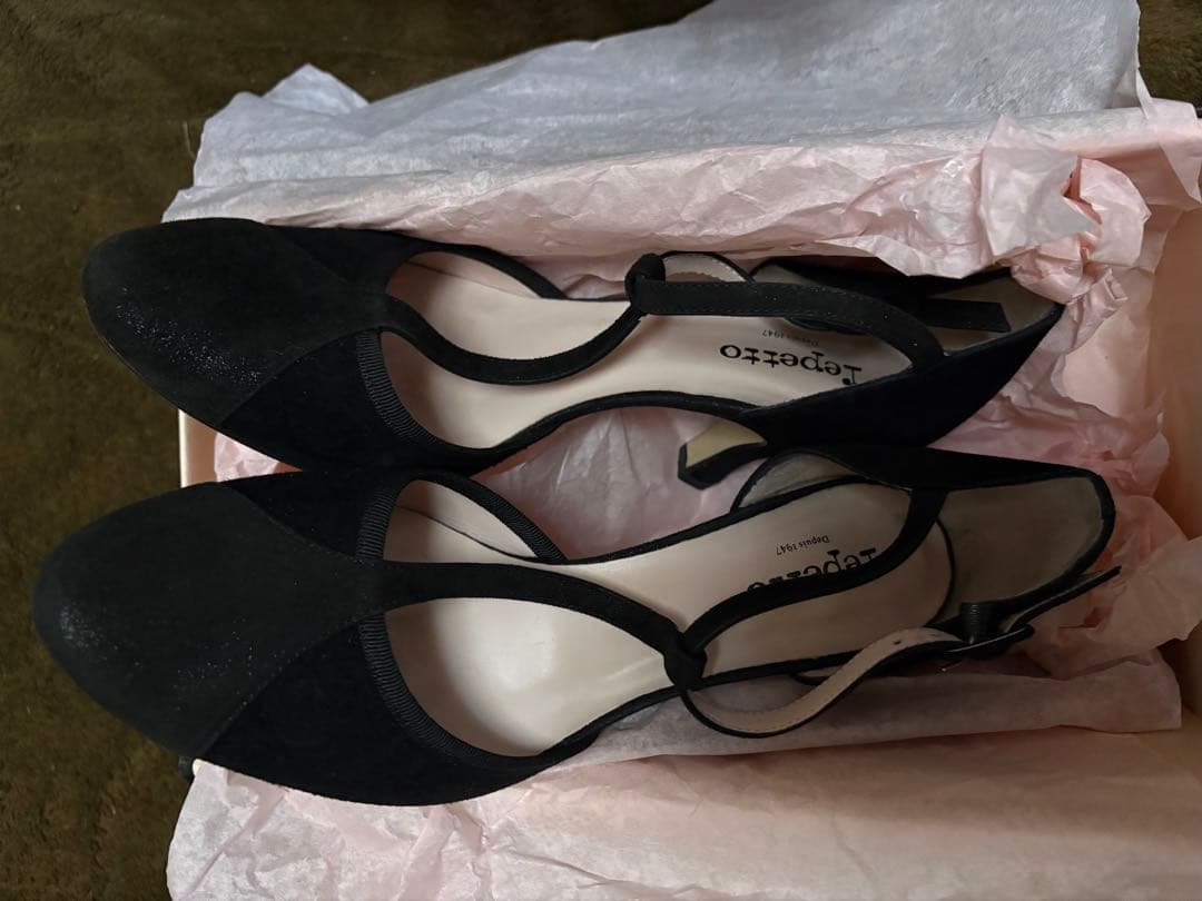 Repetto ハイヒール　黒　25.5-26