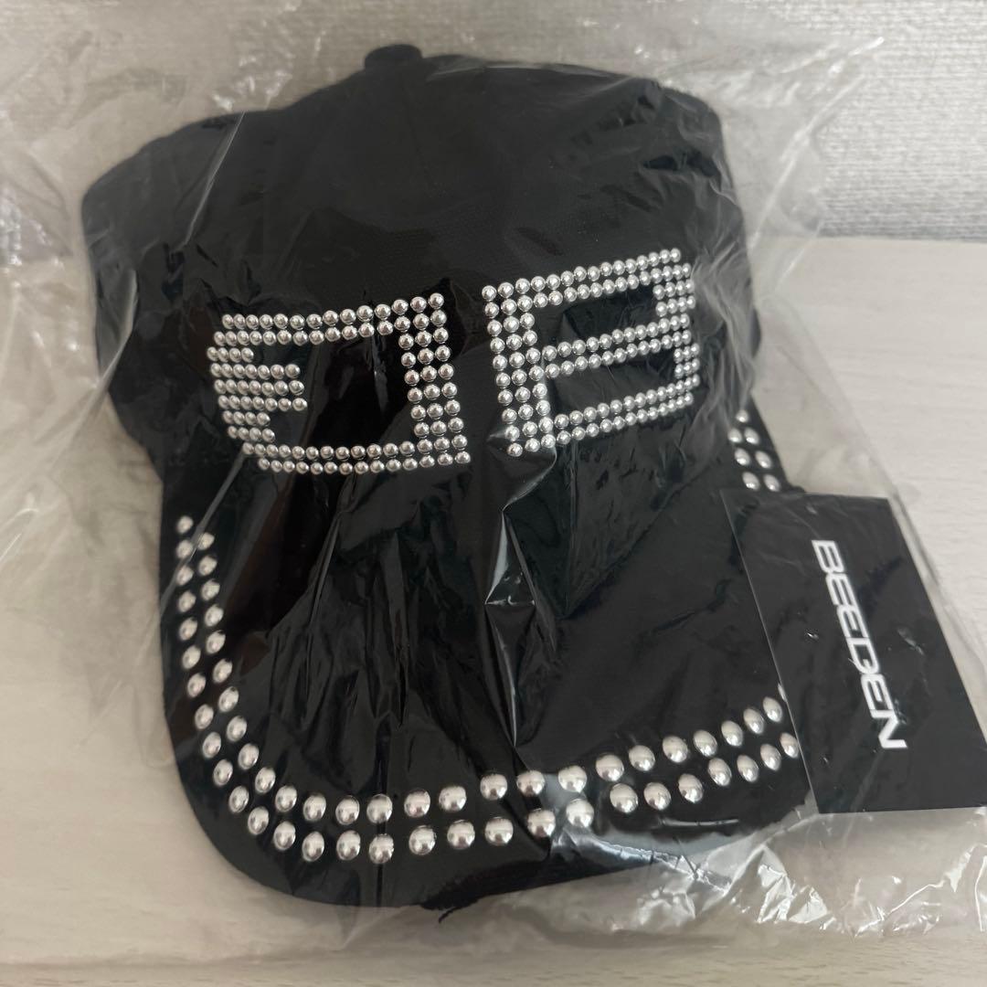 【即日発送】BEEDEN BD STUDS DAMAGE CAP ブラック
