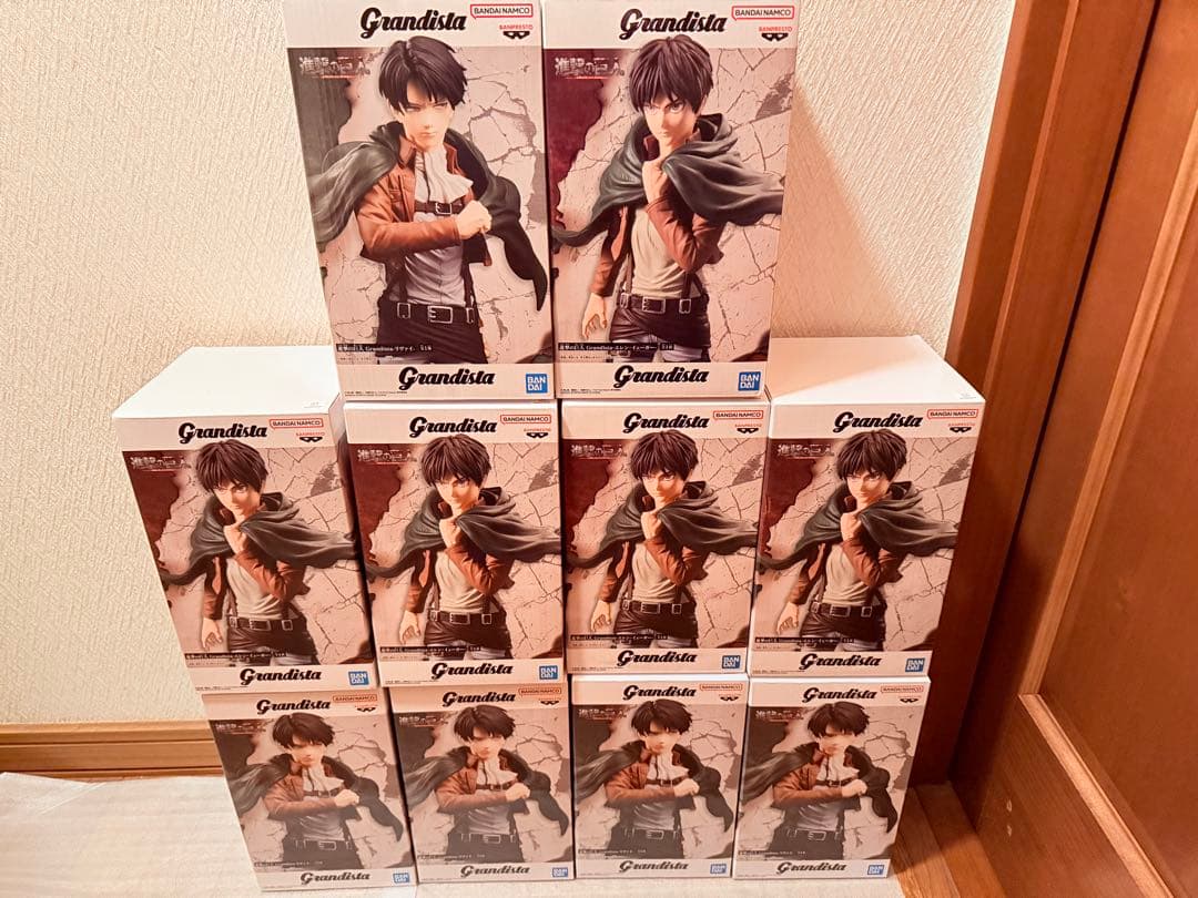 Grandista 進撃の巨人 エレン リヴァイ 各5個セット