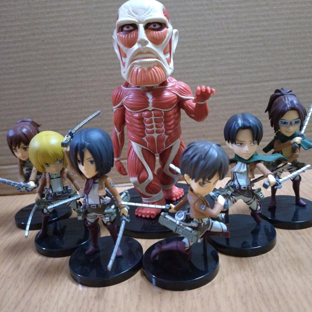 進撃の巨人】ワールドコレクタブルフィギュアセット - メルカリ