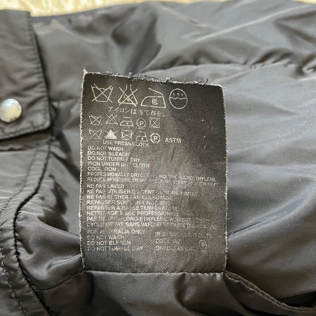 PRADA プラダリネアロッサ ナイロンジャケット 280242 赤タグ 黒