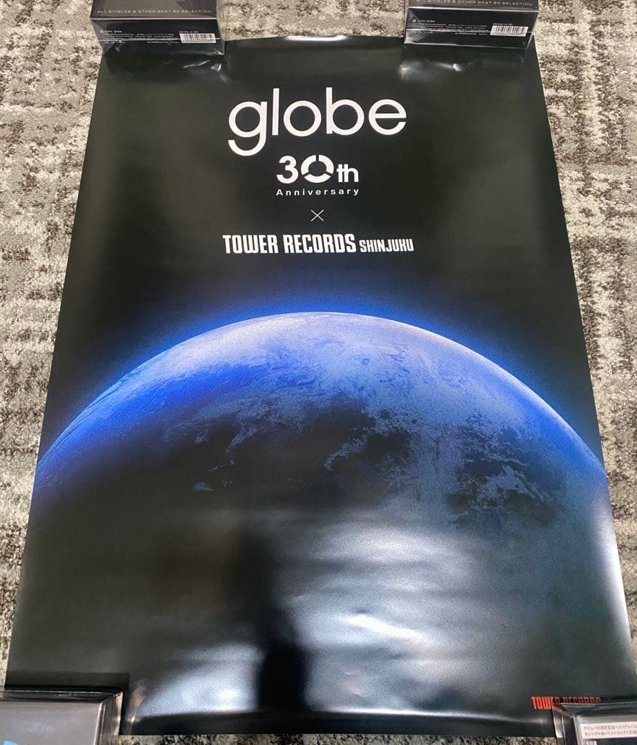 【美品】 globe ポスター B2 ALL SINGLES