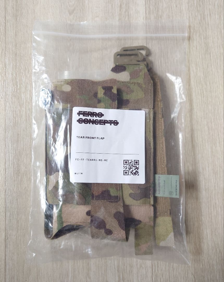 実物 FERRO CONCEPTS TEAR FRONT FLAP マルチカム